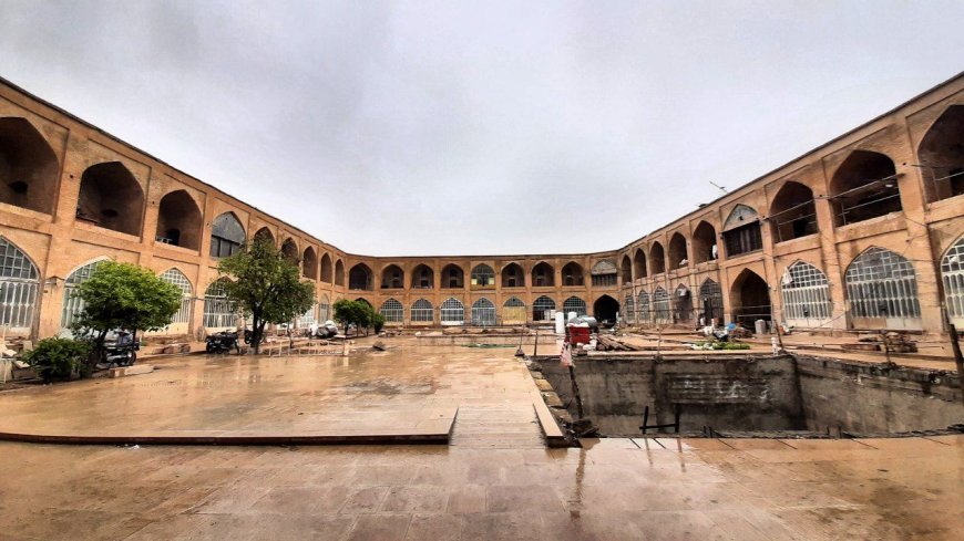 مرمت سرای گمرک بازار وکیل شیراز به پایان رسید