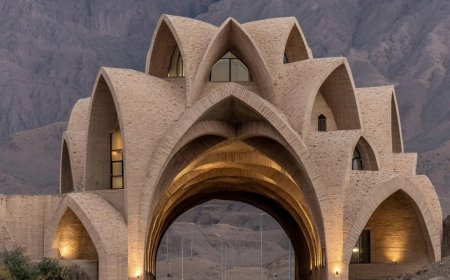 شاهکار معماری ایرانی در ورودی شهر یزد
