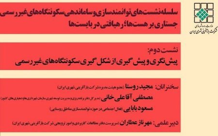 برگزاری نشست تخصصی "پیش‌نگری و پیش‌گیری از شکل‌گیری سکونتگاه غیررسمی"
