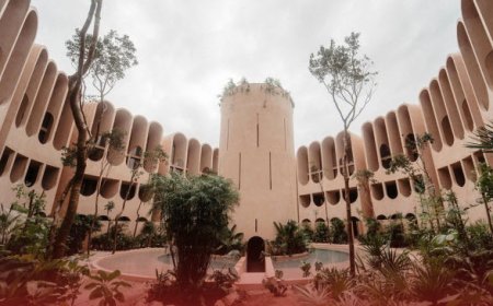معماری منحصربهفرد ساختمان مکزیکی با الهام از «برج بابِل»