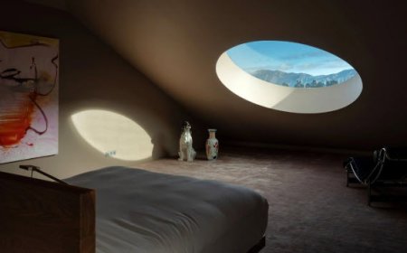 هشت خانۀ مدرن با «نورگیر» منحصربفرد