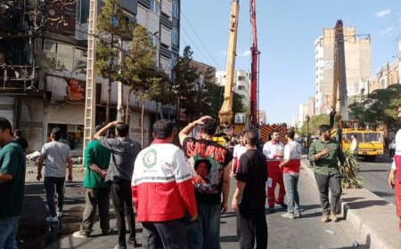 علت آتش‌سوزی ساختمان سیمان سبزوار مشخص شد