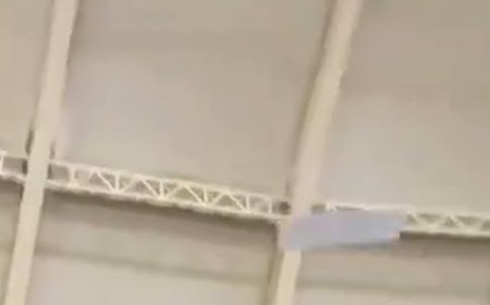 سقفی که بر روی سر تماشاگران ریخت!