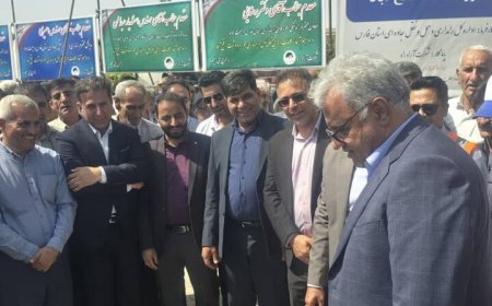 آغاز عملیات تعریض و بهسازی محور مرودشت-فتحآباد با پیمانکار بومی