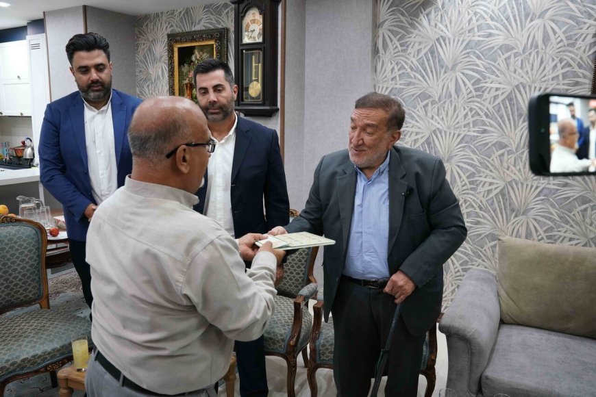 تجلیل از ایثارگر راه و شهرسازی فارس با حضور مشاور وزیر راه و شهرسازی در امور ایثارگران