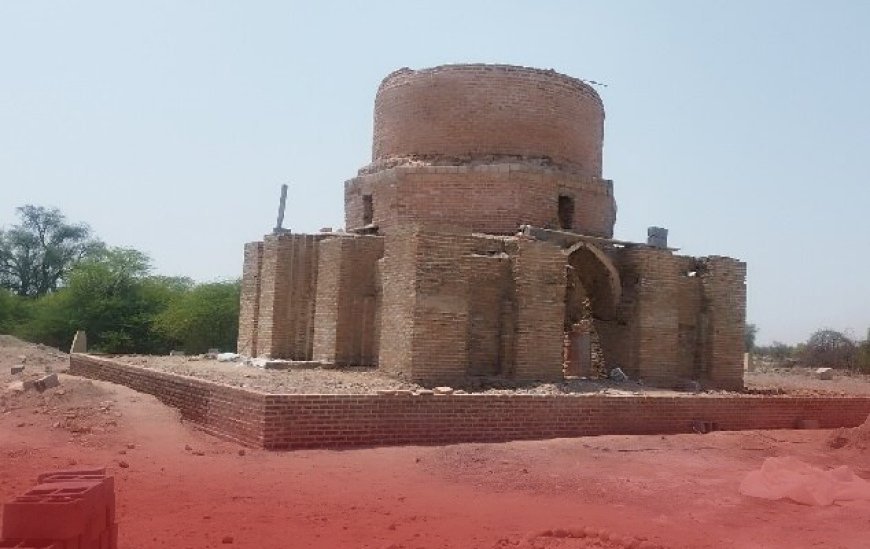 اتمام فاز نخست عملیات مرمت گنبد سرخ بندرعباس
