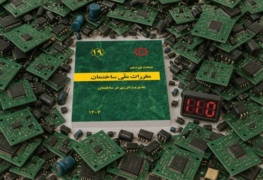 ۱۱۰ روز تا انقضاء ویرایش چهارم مبحث ۱۹ مقررات ملی
