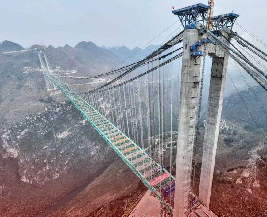 بلندترین پل جهان در چین افتتاح می‌شود
