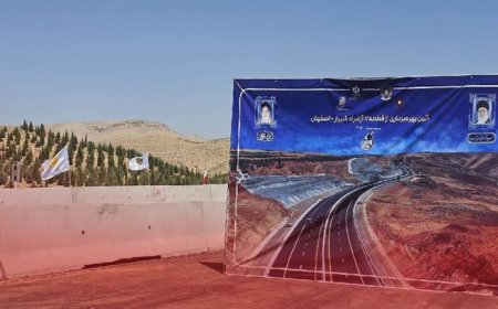 قطعه هفتم آزاد راه شیراز اصفهان افتتاح شد