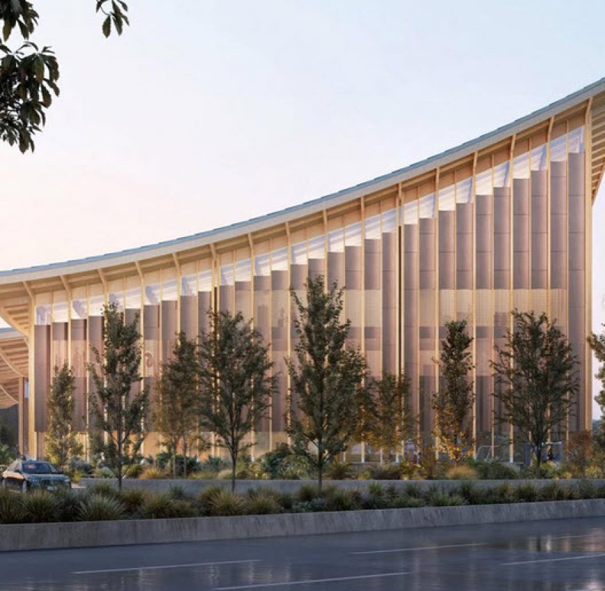 رونمایی از مرکز کنفرانس "سِیل" در روآن فرانسه با طراحی منحصر به فرد بیارکه اینگلس