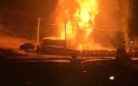 فیلمی جدید از آتش سوزی شهرک جوادیه شیراز