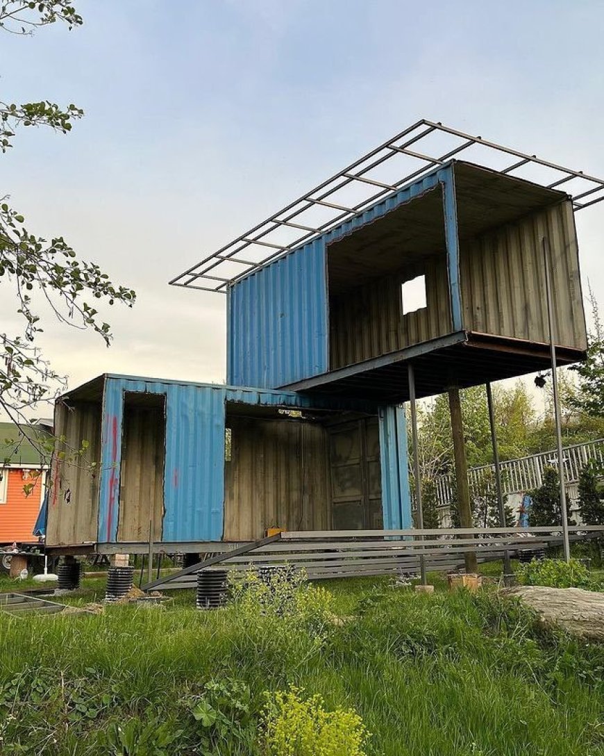 زیبایی های یک خانه کانتینری