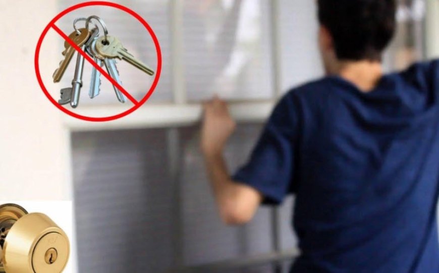 باز کردن قفل در خانه بدون کلید