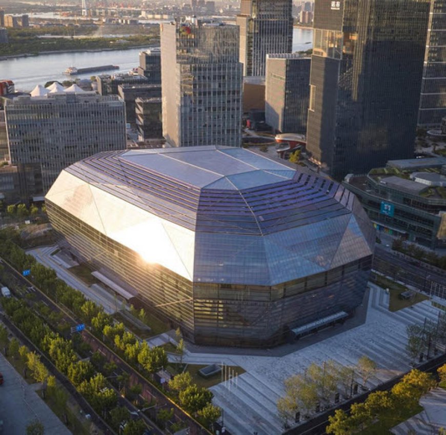 رونمایی از مرکز همایش وست باند در شانگهای با طراحی مبتنی بر هوش مصنوعی