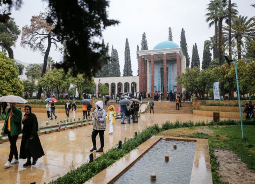 حوض ماهی آرامگاه سعدی چگونه احیا می‌شود؟