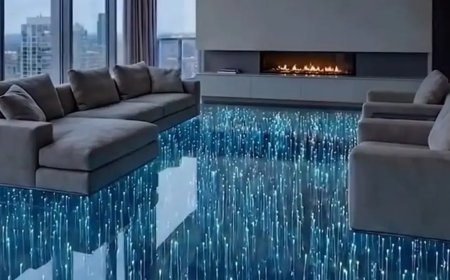 نوآوری در معماری داخلی و کف کهکشانی!