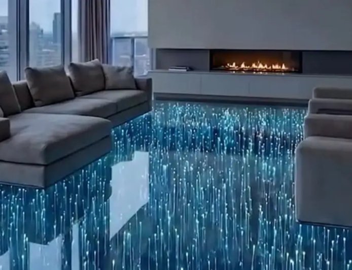 نوآوری در معماری داخلی و کف کهکشانی!