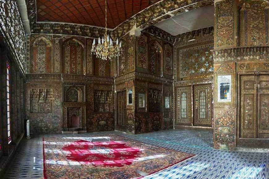 اتاق هفت دری الماس معماری محله عودلاجان